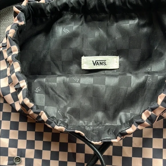 Vans Checkered Drawstring Backpack - Picture 3 of 7